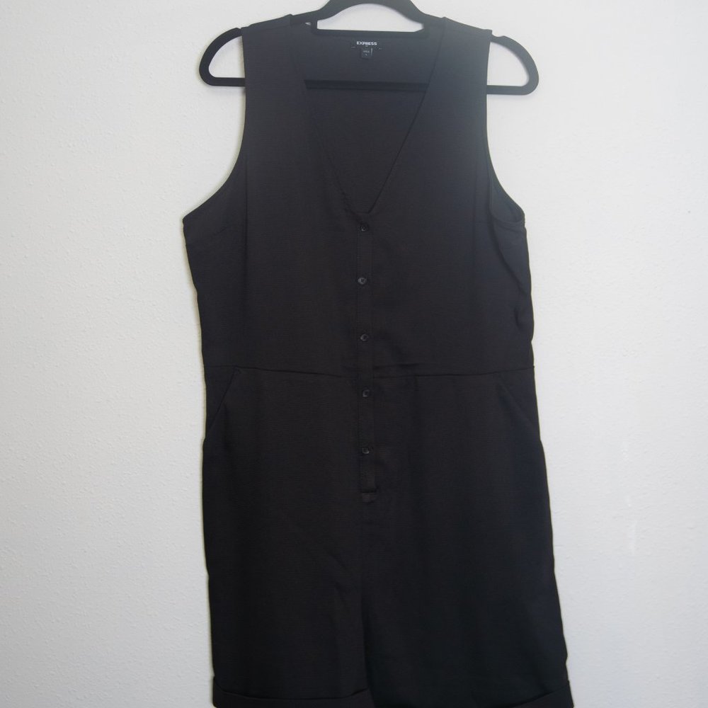 Black Short Romper